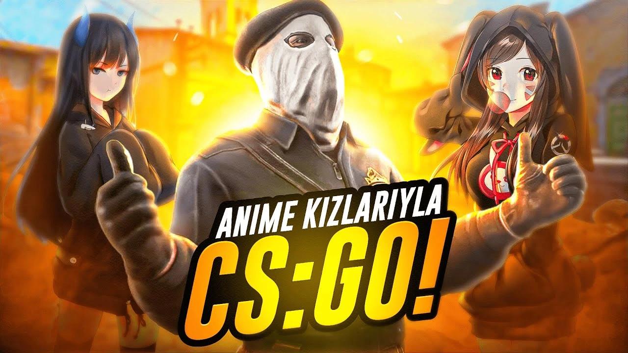 ANİME KIZLARIYLA CS:GO HİLELİ REKABETÇİ !